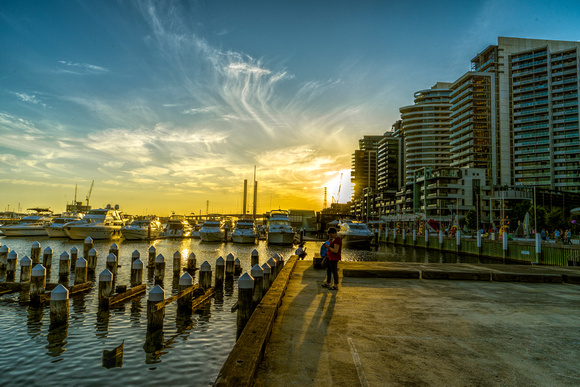 Docklands Sunset 1